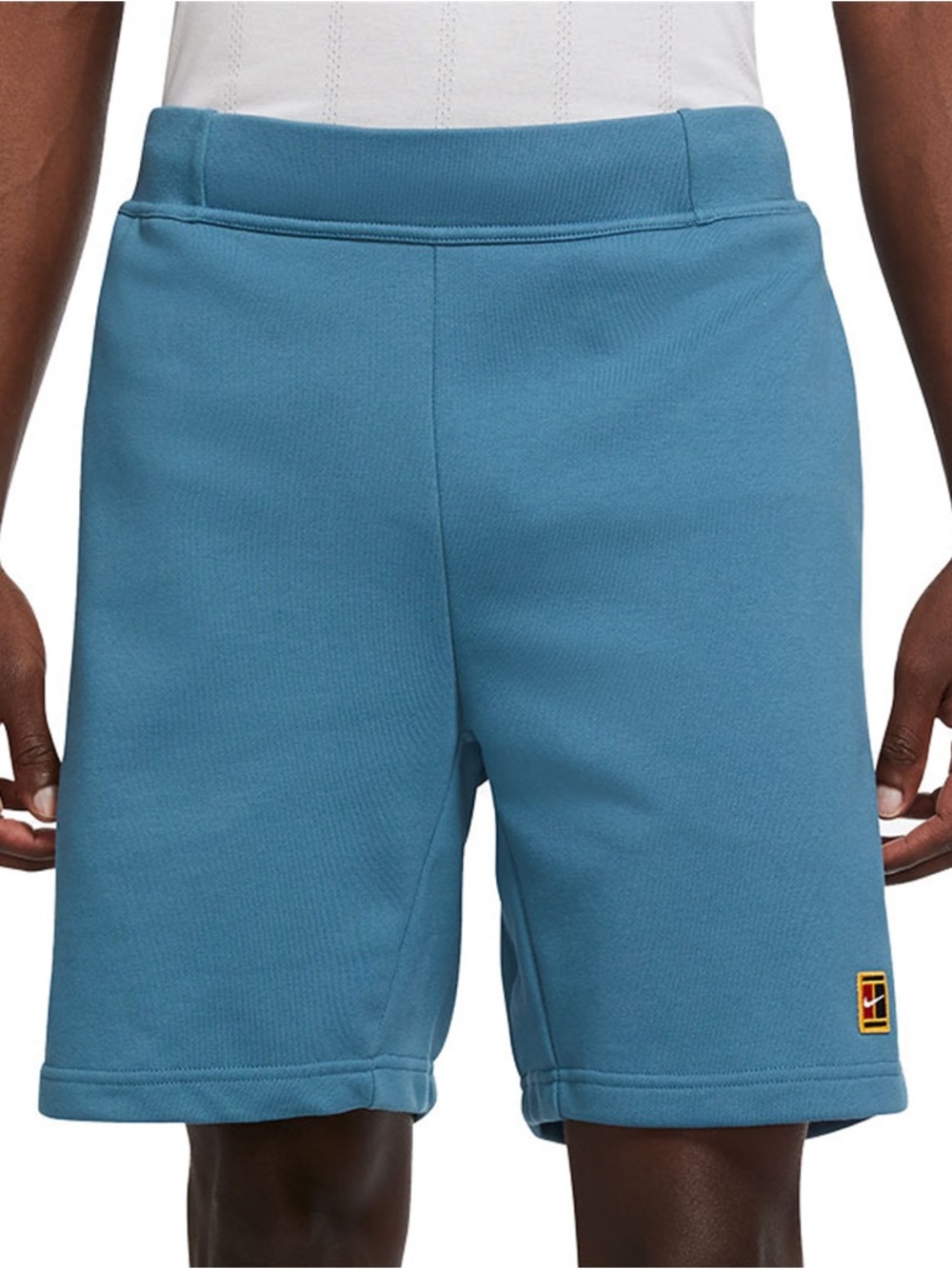 Nike Court Heritage Fleece Shorts Men's Blue Athletic Shorts
